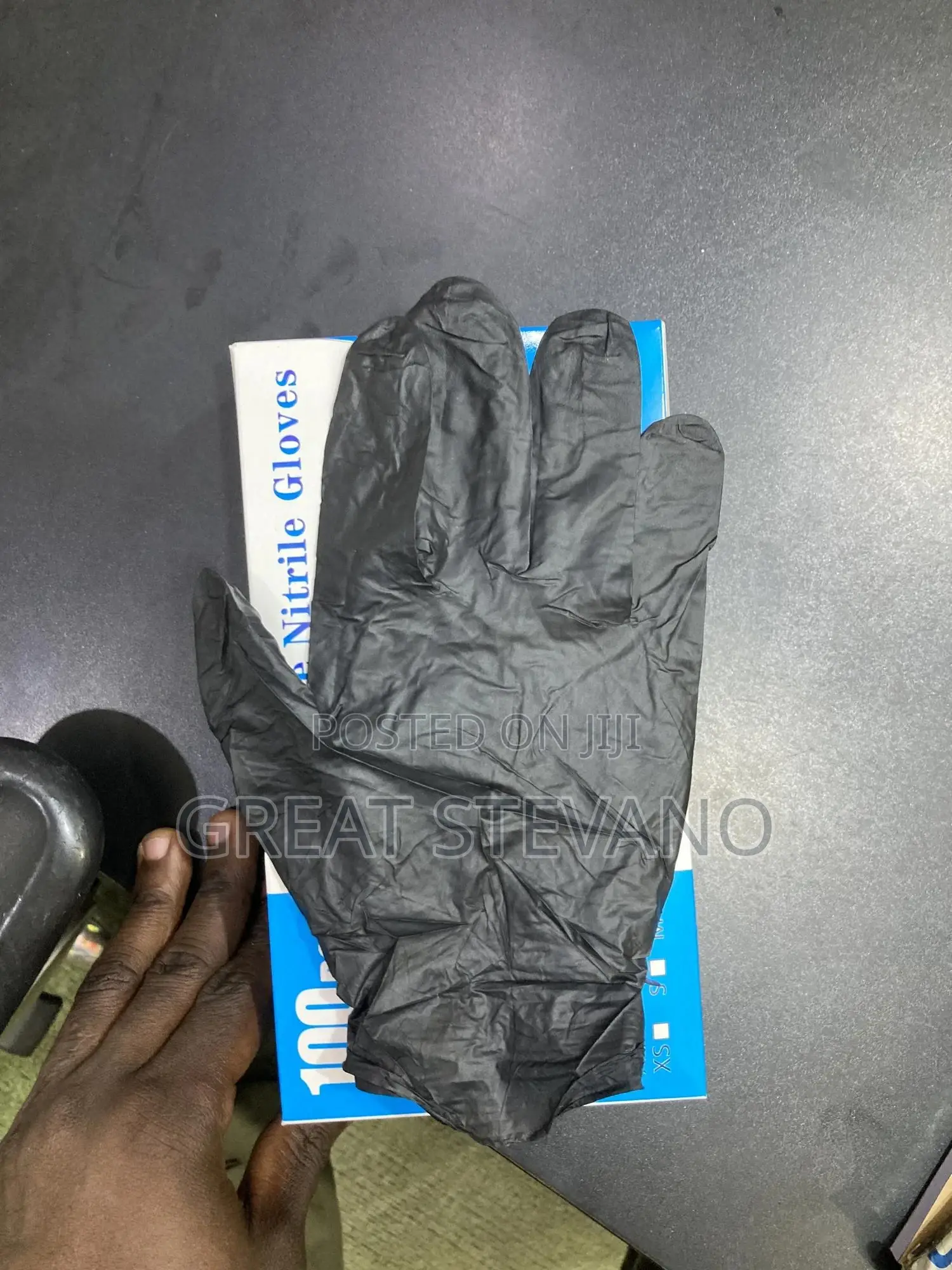 Black Disposable Hand Gloves