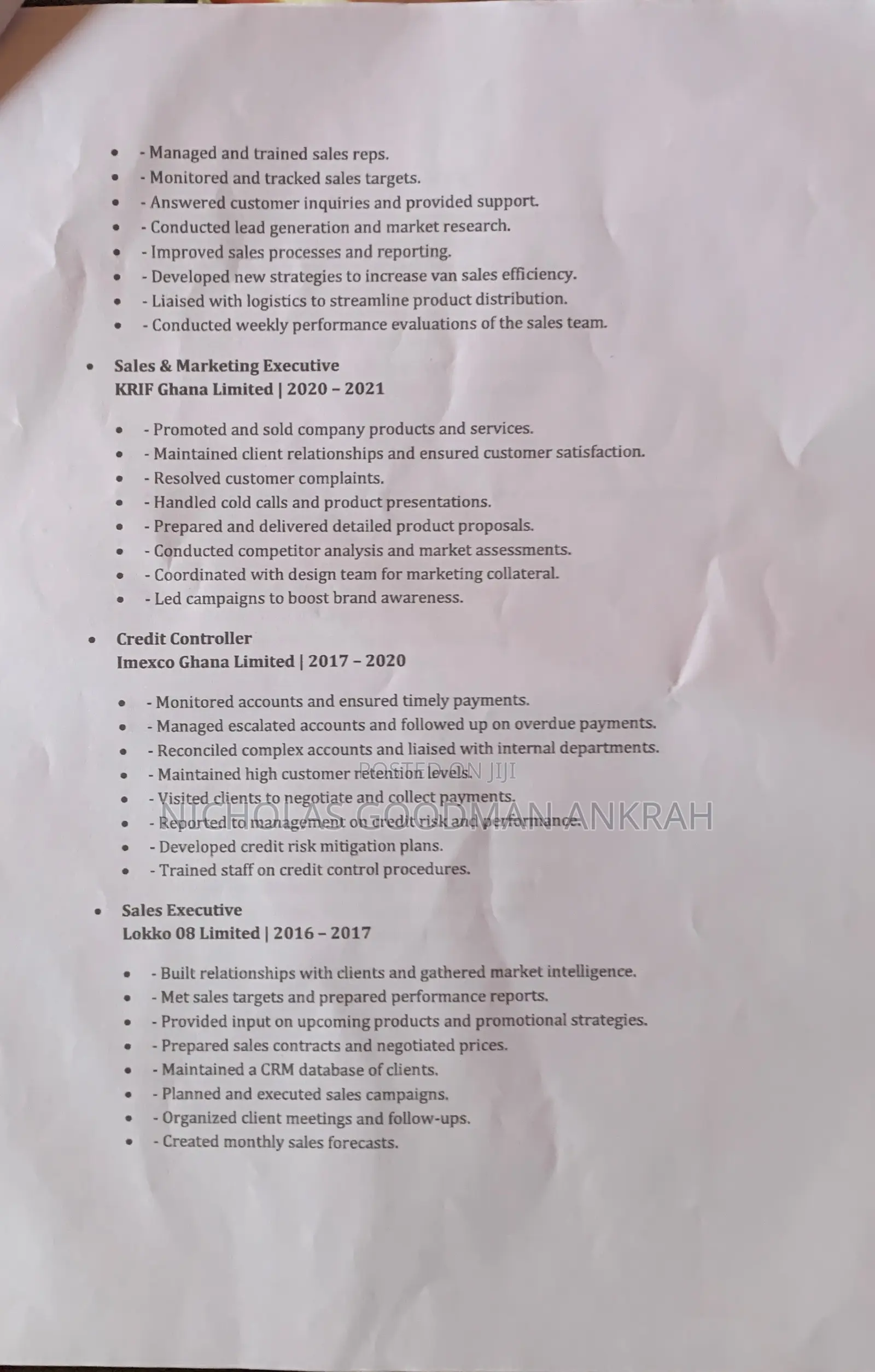 Sales Executive