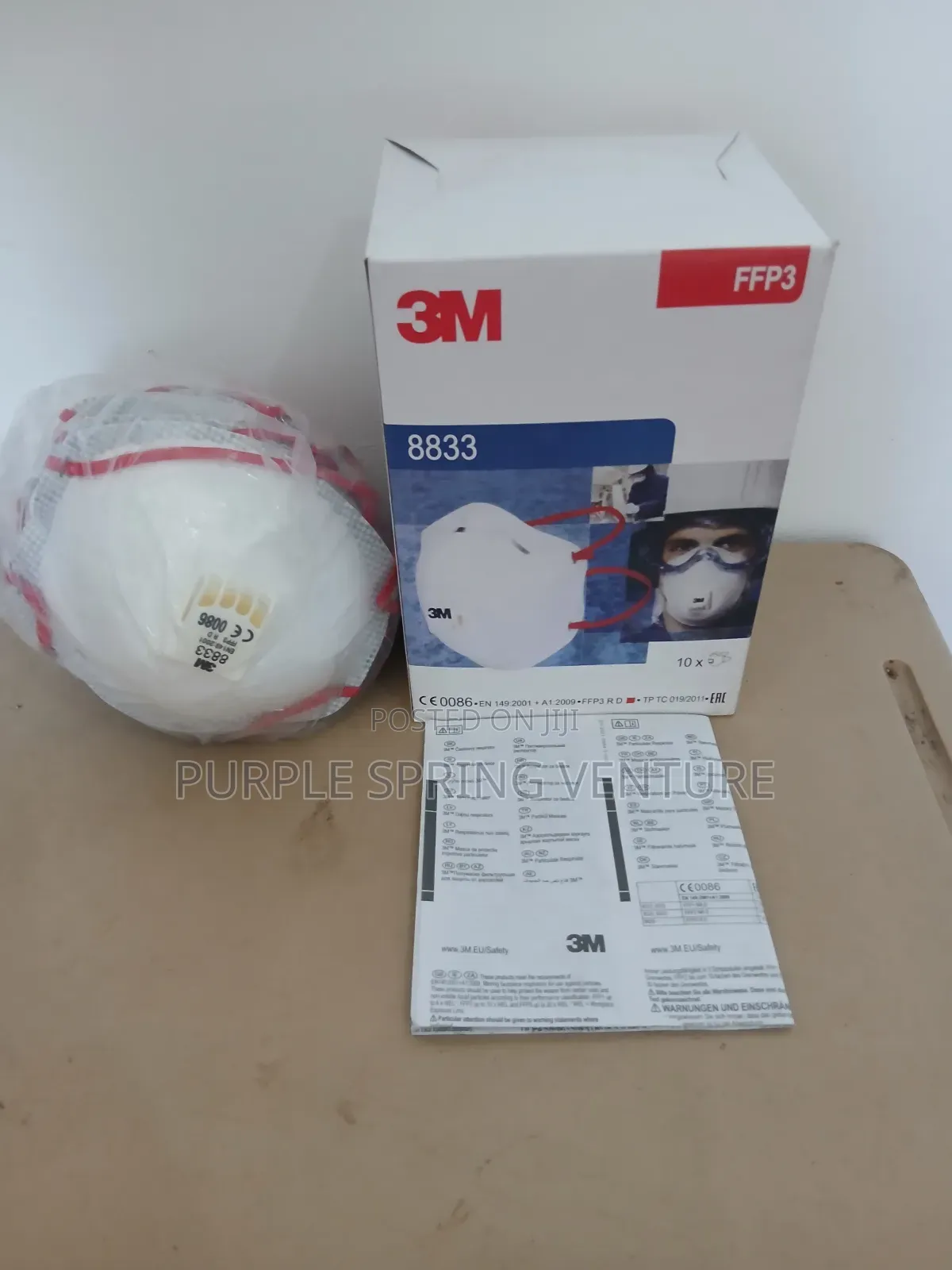 3m Ffp3 8833 Nose Mask For Sale