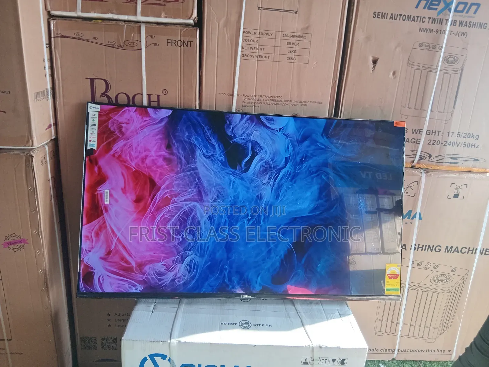 Sigma 55 Inches Smart Tv – Stylish Look, Crystal Display
