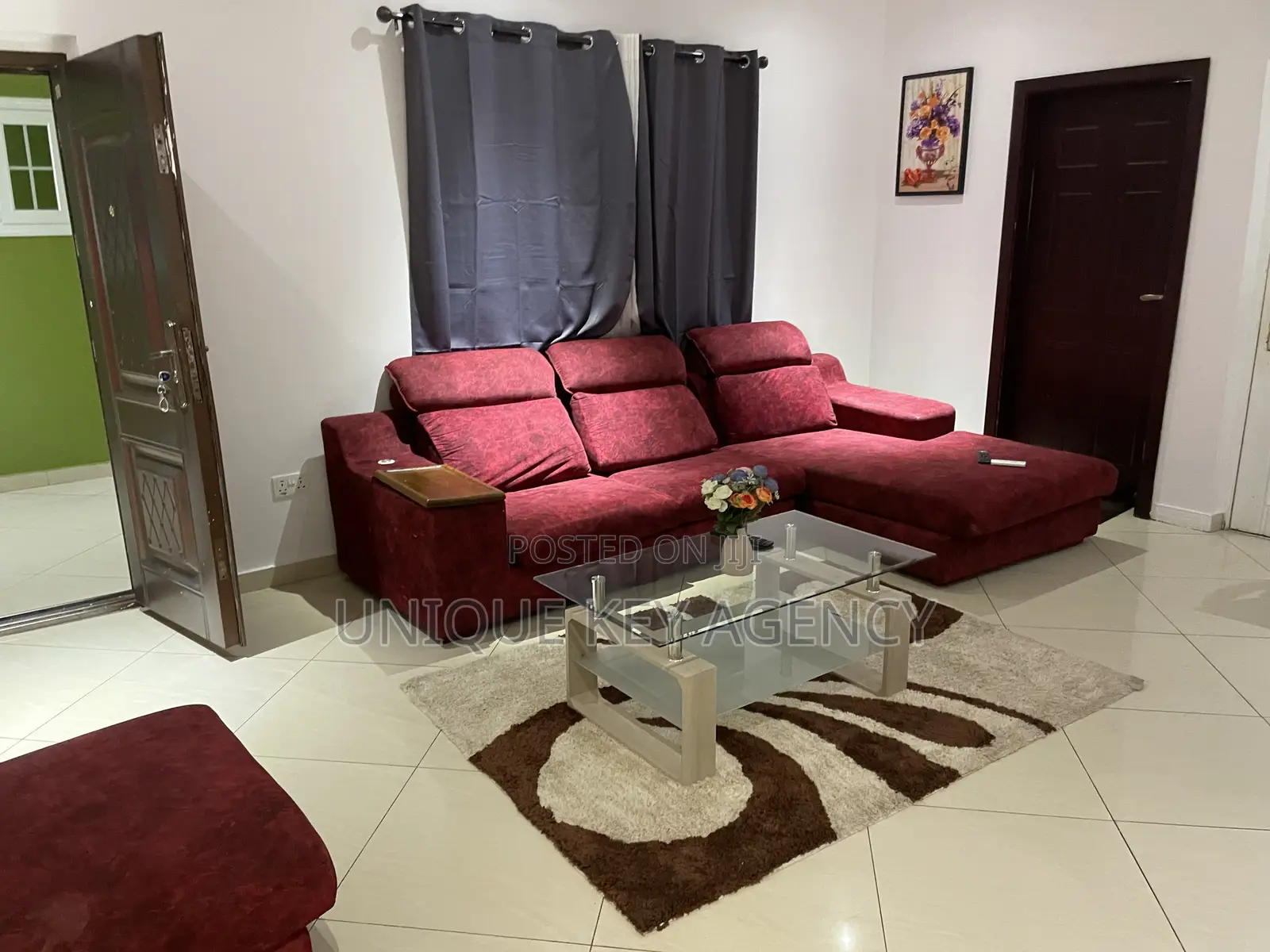 Furnished 1bdrm Apartment in Unique Key Agency, East Legon for rent