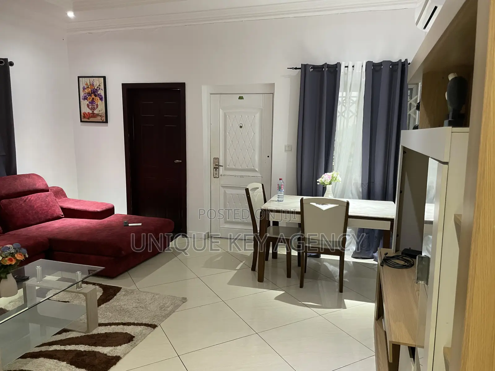 Furnished 1bdrm Apartment in Unique Key Agency, East Legon for rent