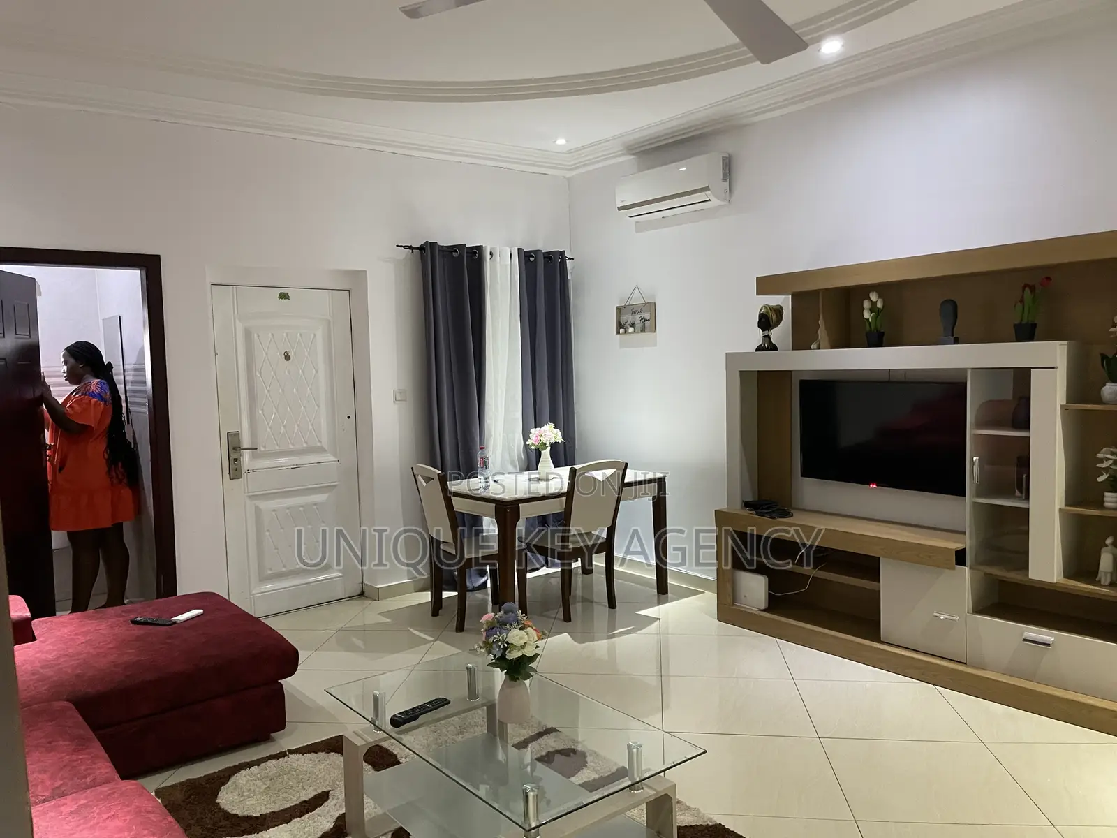 Furnished 1bdrm Apartment in Unique Key Agency, East Legon for rent