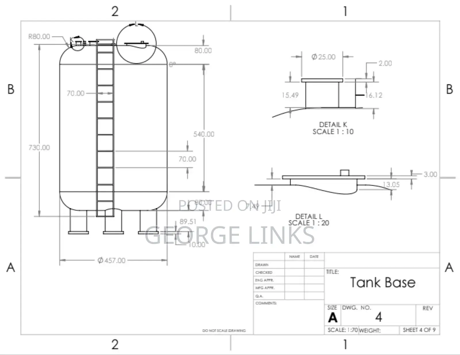Industrial Tank Design