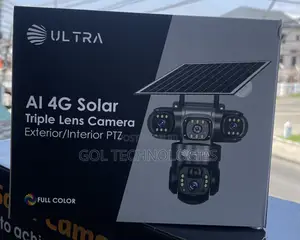 Ultra Ai 4g Solar Triple Lens Camera 6mp Ultra 4g Solar Camera