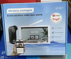 Wireless Video Doorbell 8 Inches Tuya App 1080p Video Intercom