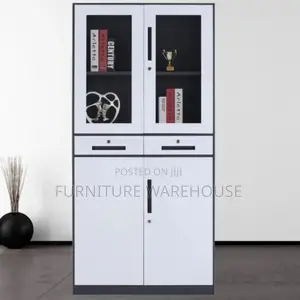 Half Glass/Half Door Multi-purpose Cabinet.