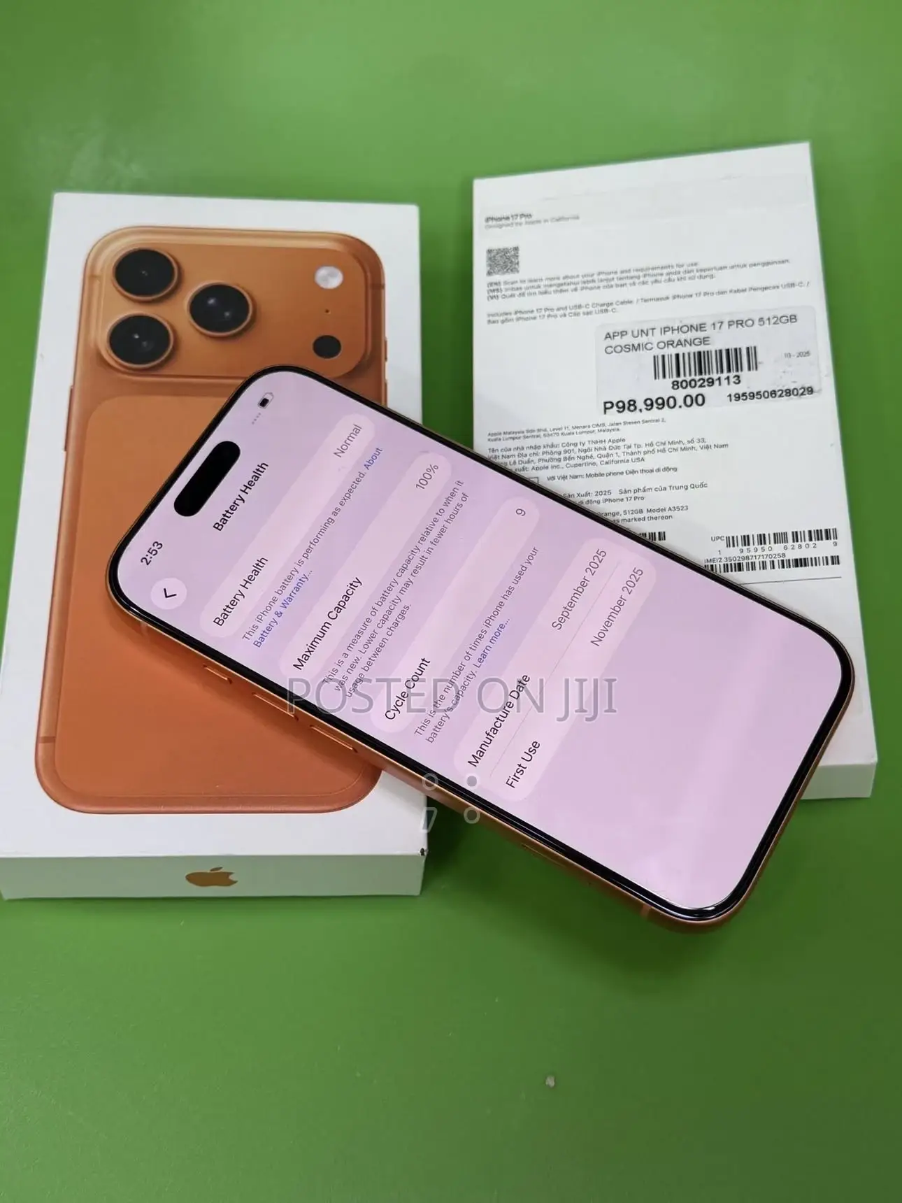 Apple iPhone 17 Pro Max 256 GB Orange