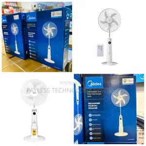 Midea 18′′ Rechargeable Standing Fan