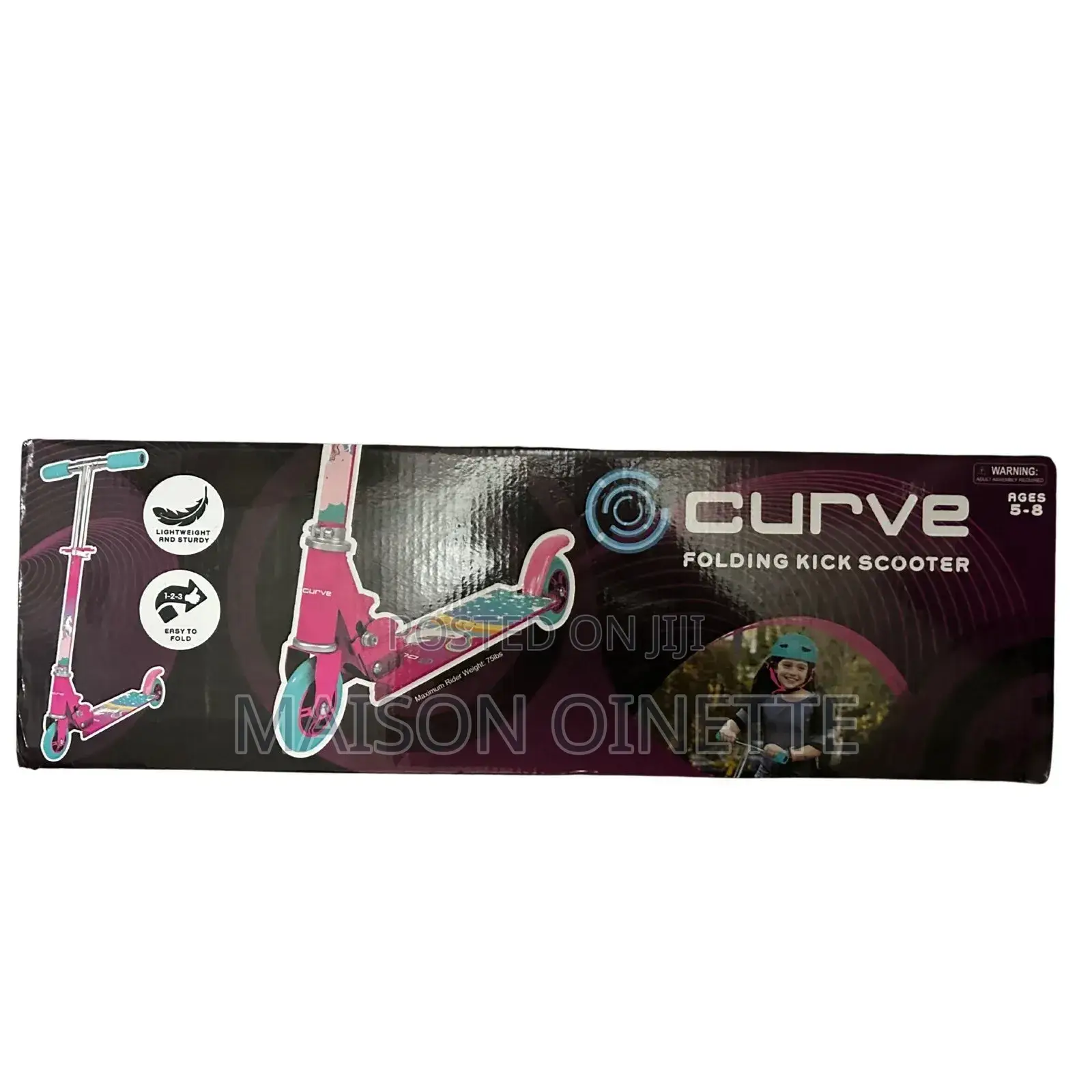 Curve Folding Kick Scooter