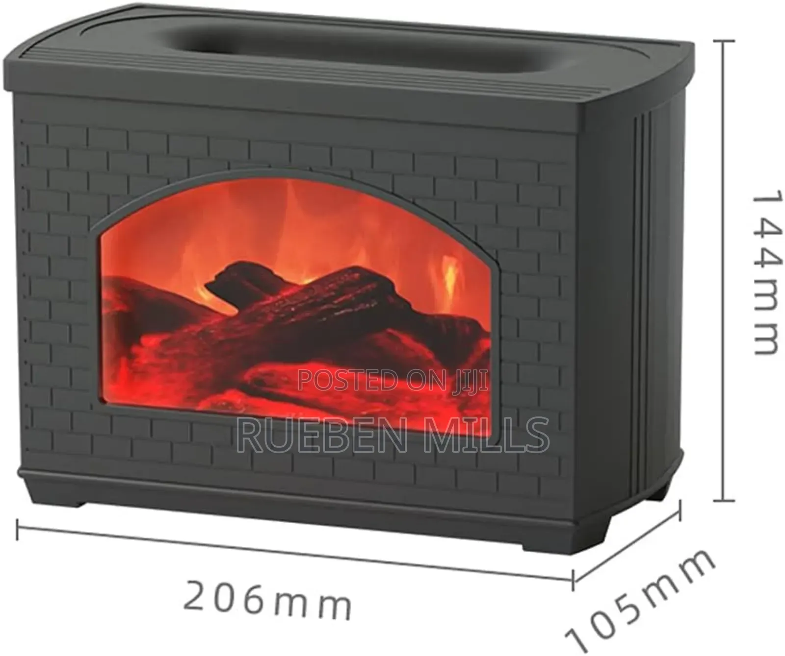 Puooifrty Simulated Lighting Effect Atomizing Fireplace Diffuser