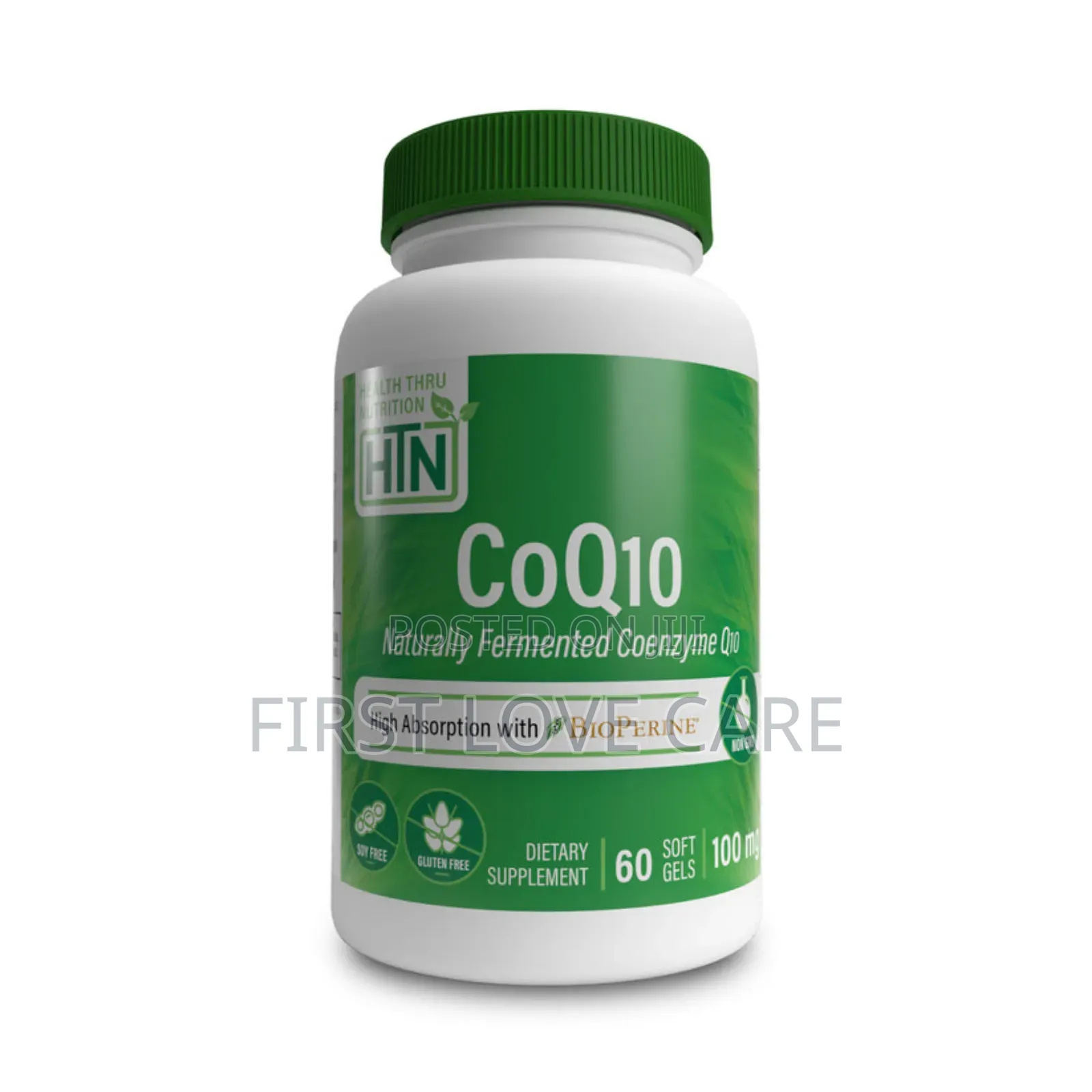 Health Thru Nutrition Coq 10 100mg With Bioperine