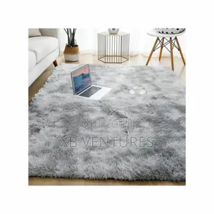 Home Decor Carpet Fluffy Thickened Soft Gray 120*160cm
