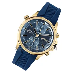 Hugo Boss Globetrotter Chronograph Silicone Strap Men’S Watch
