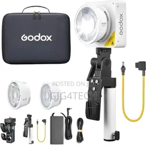 Godox Ml100bi Bi-color Led Light With 36° Lens V-mount Handgrip Kit2