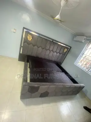 Over Size King Size Bed Frame and Light