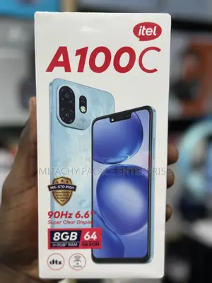 New Itel A100C 64 GB Black