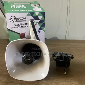 Maxx on Portable Megaphone