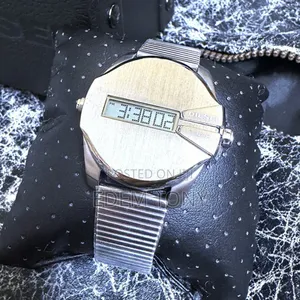Diesel Baby Chief Digital Watch Silver Stainless Steel