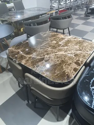 Marble Dining Table and 4 Chairs
