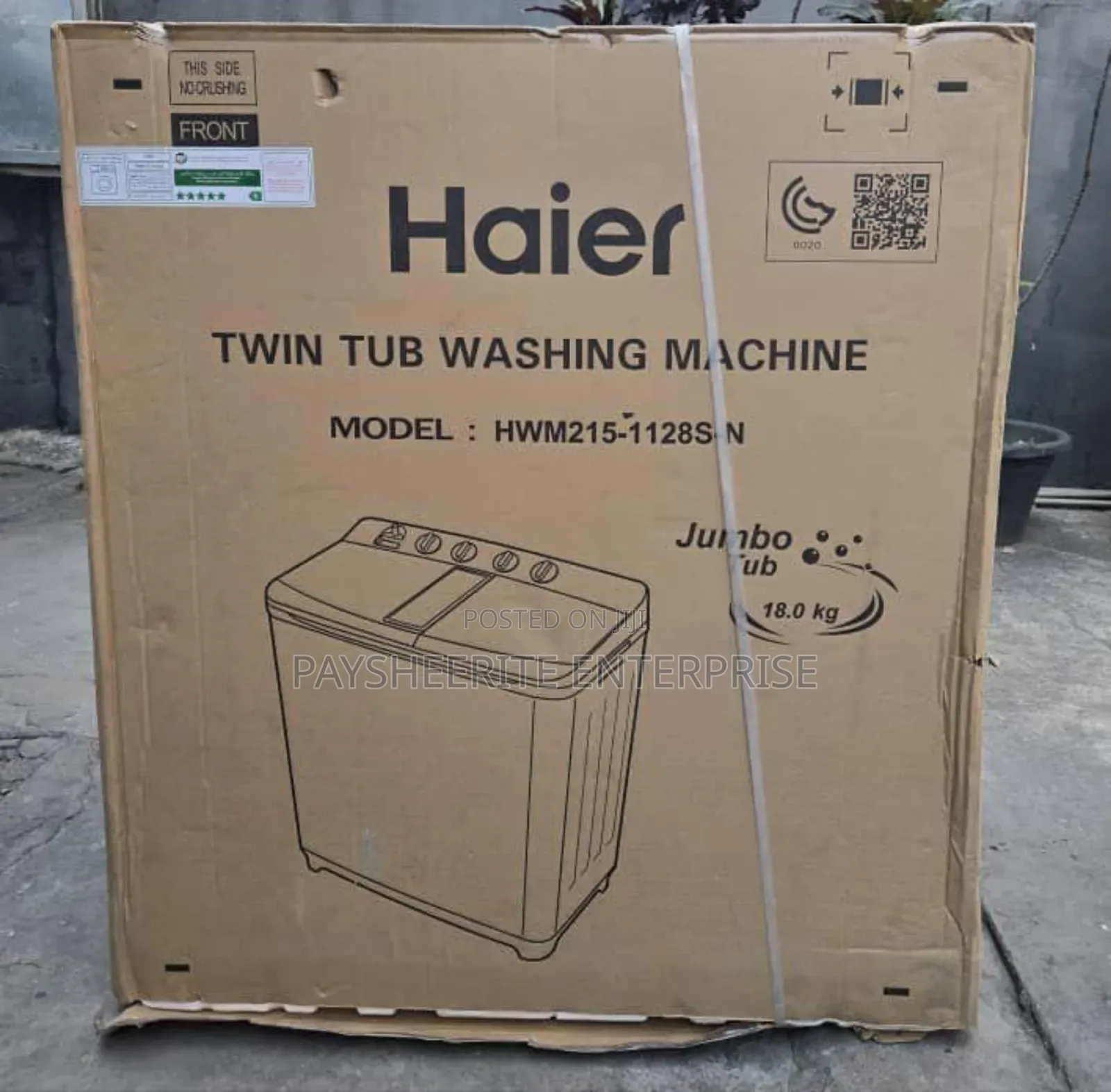 18kg Haier Washing Machine 4100gh