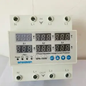 3phase Ajustable Voltage Current Protector-Sp8-100n