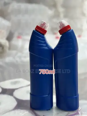 Hdpe Toilet Cleaner Caps Bottle Blue 4 Inr / 750ml 100pieces