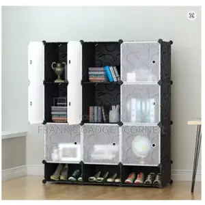 9 Cubes Plastic Wardrobe