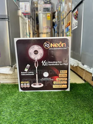 16 Inch Neon Remote Standing Fan