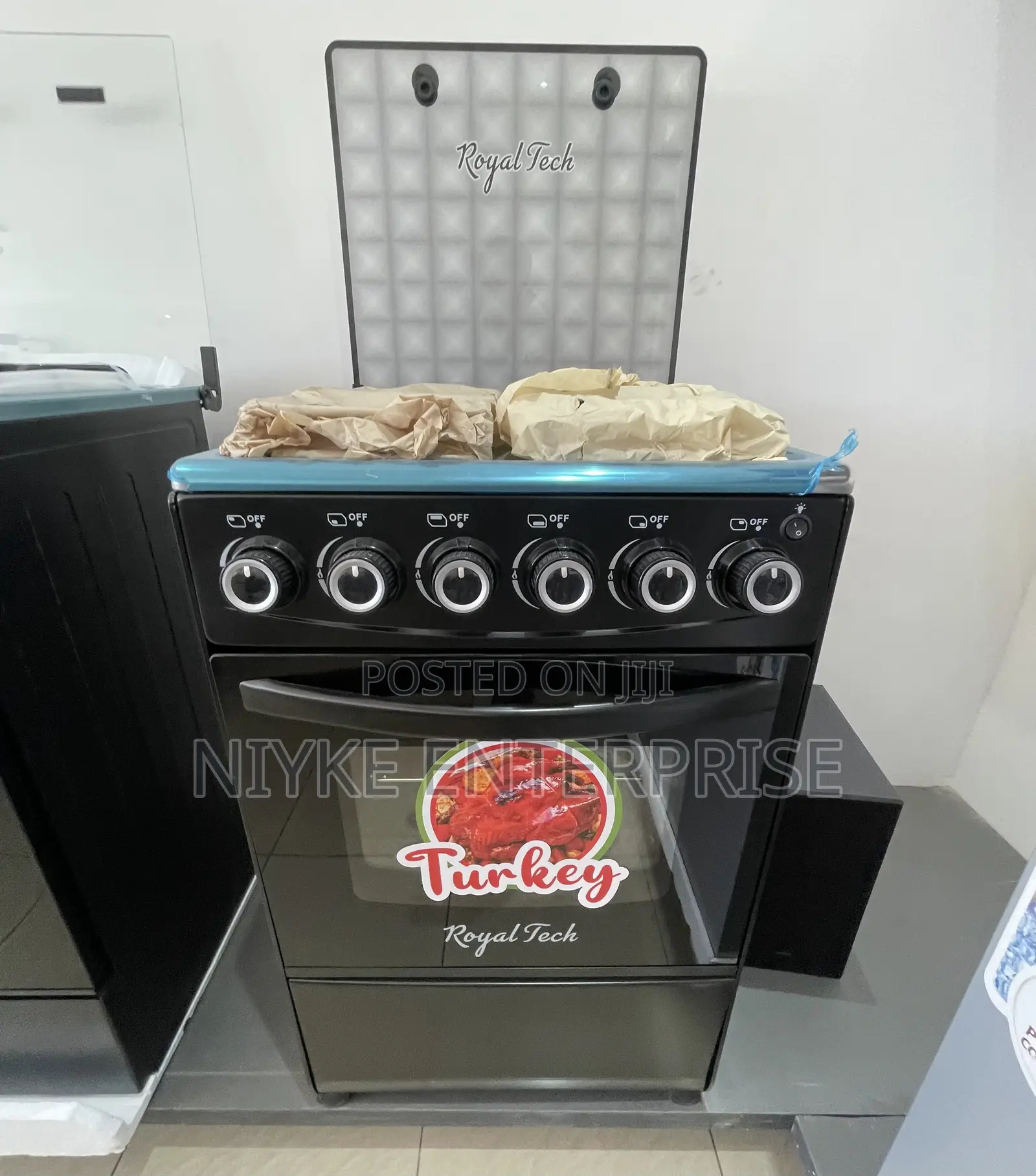 Royal Tech 4-burner Gas Cooker With Built-in Oven & Grill