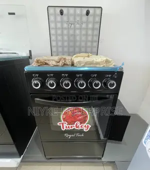 Royal Tech 4-burner Gas Cooker With Built-in Oven & Grill