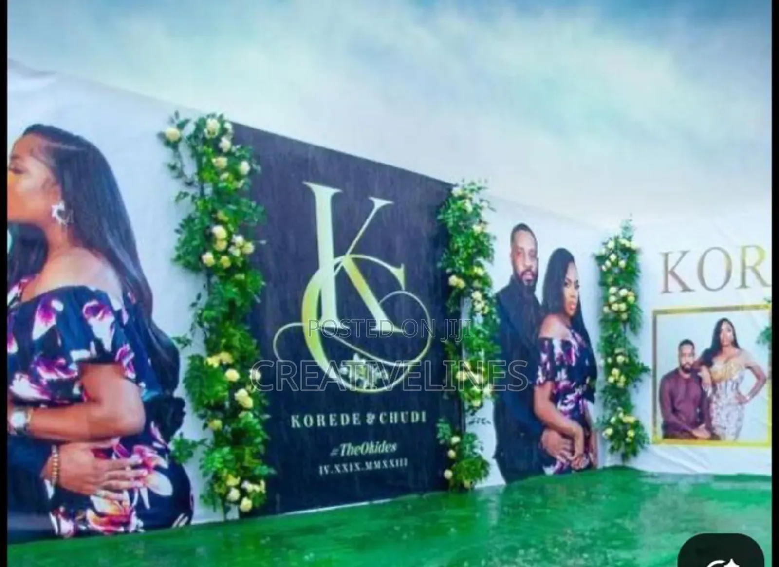 Weddiing Backdrop Services