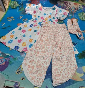 Cute Girl Top and Down With Belt 5 Years