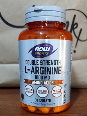 Now Foods, L-Arginine, 1000mg, 60 Tablets (Nitric Oxide, Blood Flow)