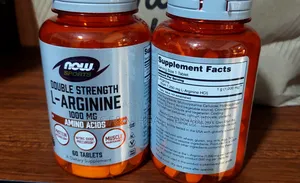 Now Foods, L-Arginine, 1000mg, 60 Tablets (Nitric Oxide, Blood Flow)