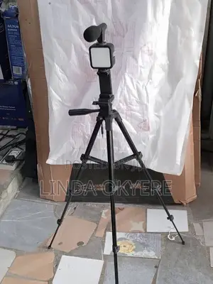 Latest Phone Tripod Stand With Led Light,Microphone and Remote