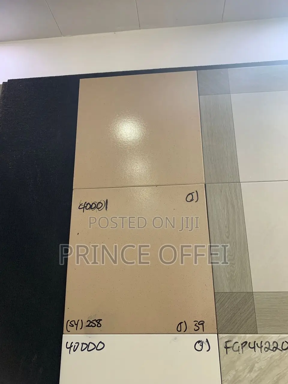 40/40cm Ghana Made Floor Tiles. Unpolished