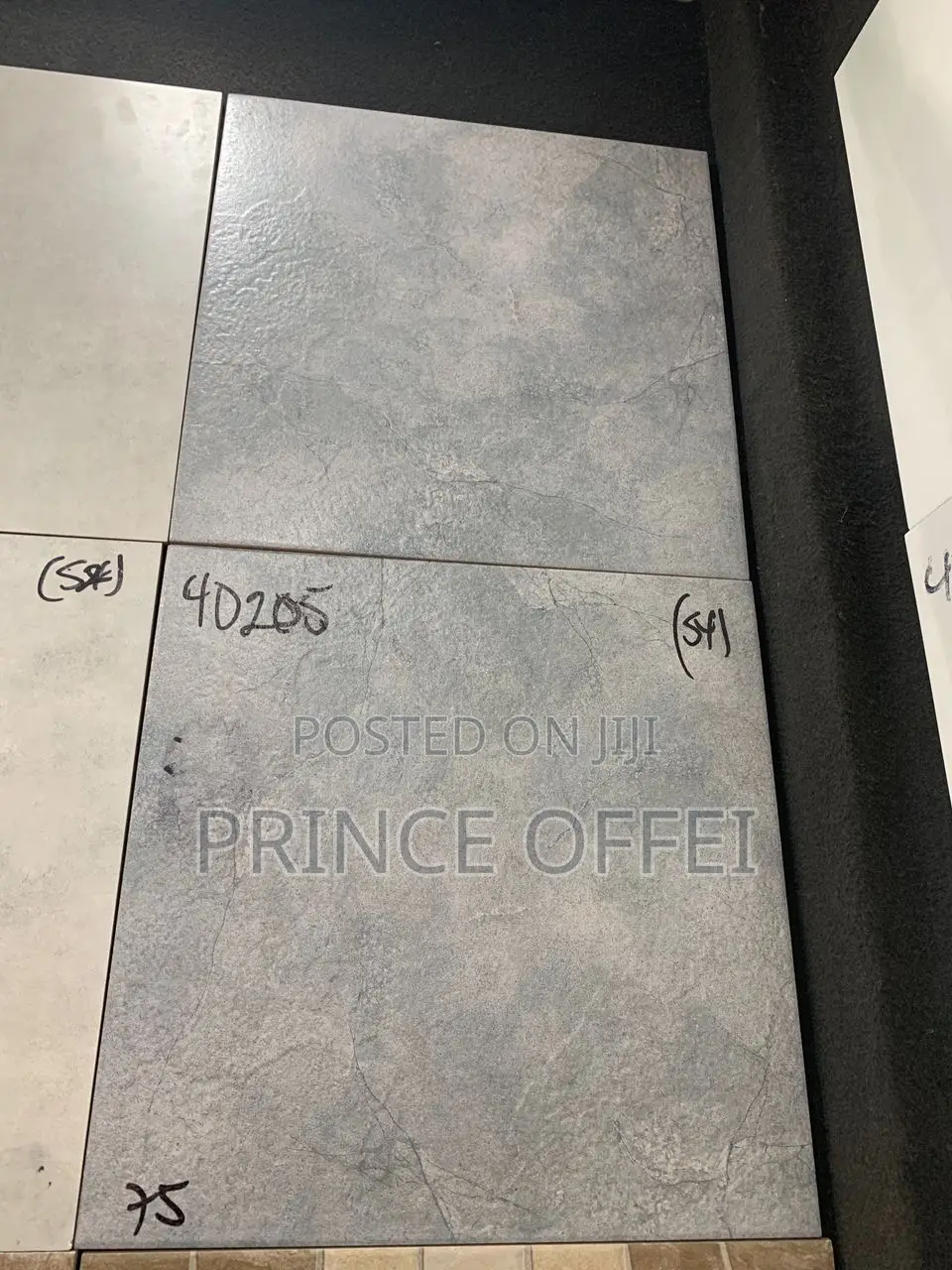 40/40cm Ghana Made Floor Tiles. Unpolished