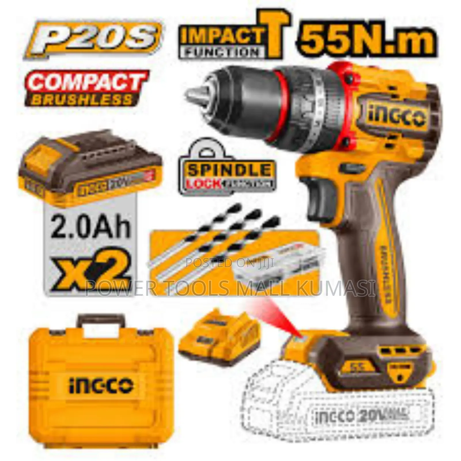 Brushless Cordless Impact Drill