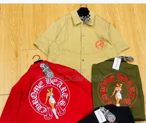 Topmost Quality Chrome Hearts N Palm Angels Button Shirts Available