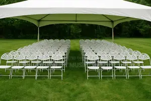 Gladiator Chairs , Fan Back Folding Chairs for Rental