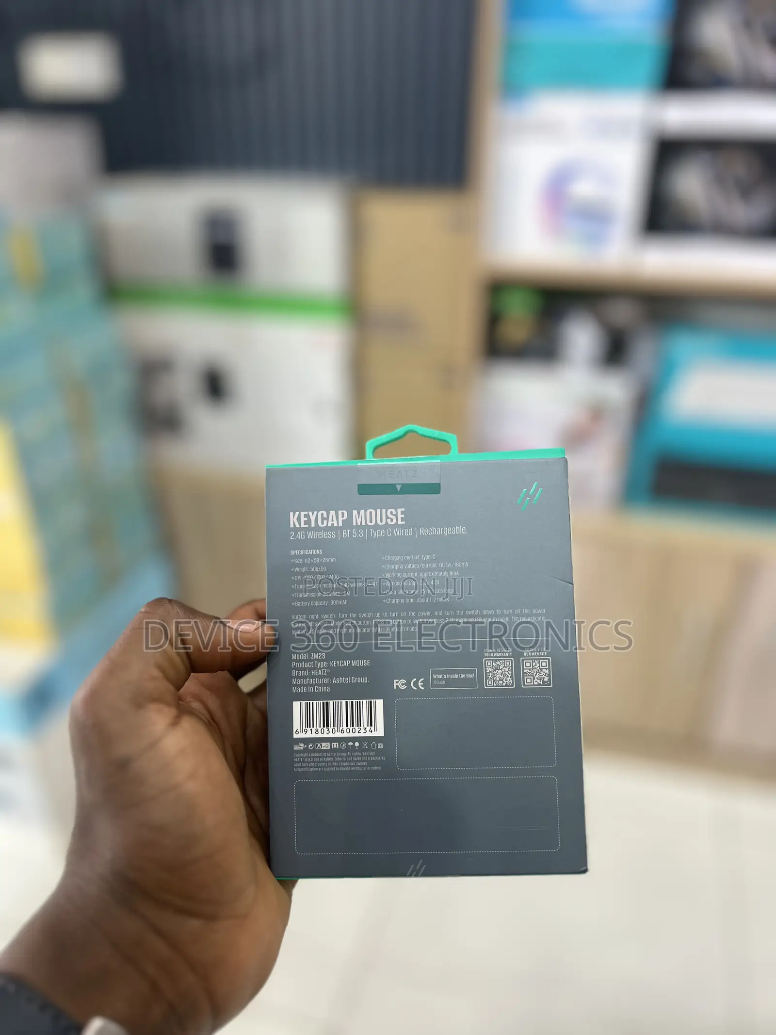 Heatz Zm23 Wireless Bluetooth Mouse