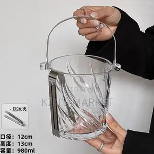 Glass Ice Bucket 980ml