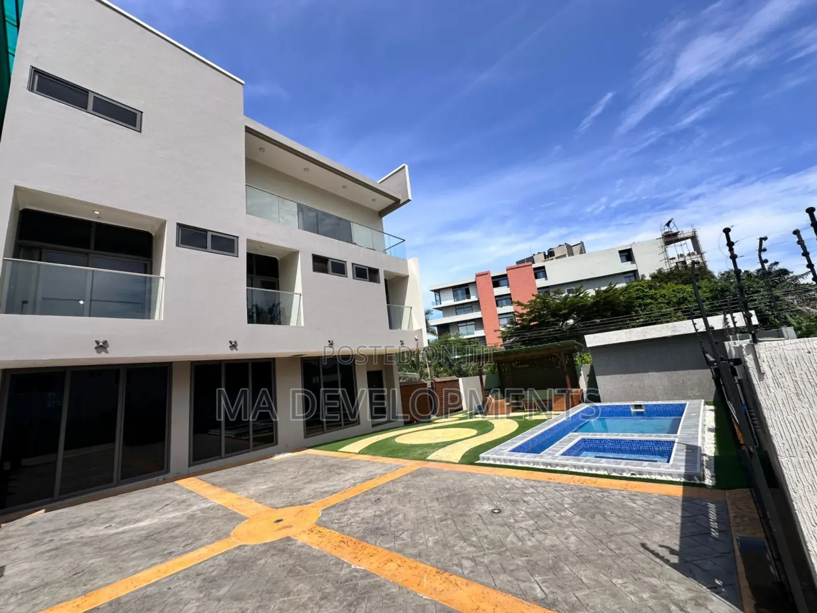 Furnished 5bdrm House in Madev Realty, Cantonments for rent