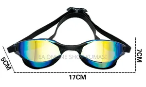 Glide Mirrored Antifog Professional Swimming Goggles.
