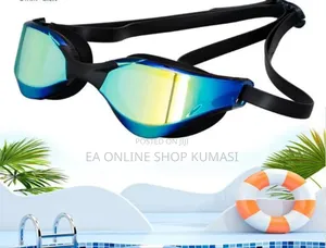 Glide Mirrored Antifog Professional Swimming Goggles.