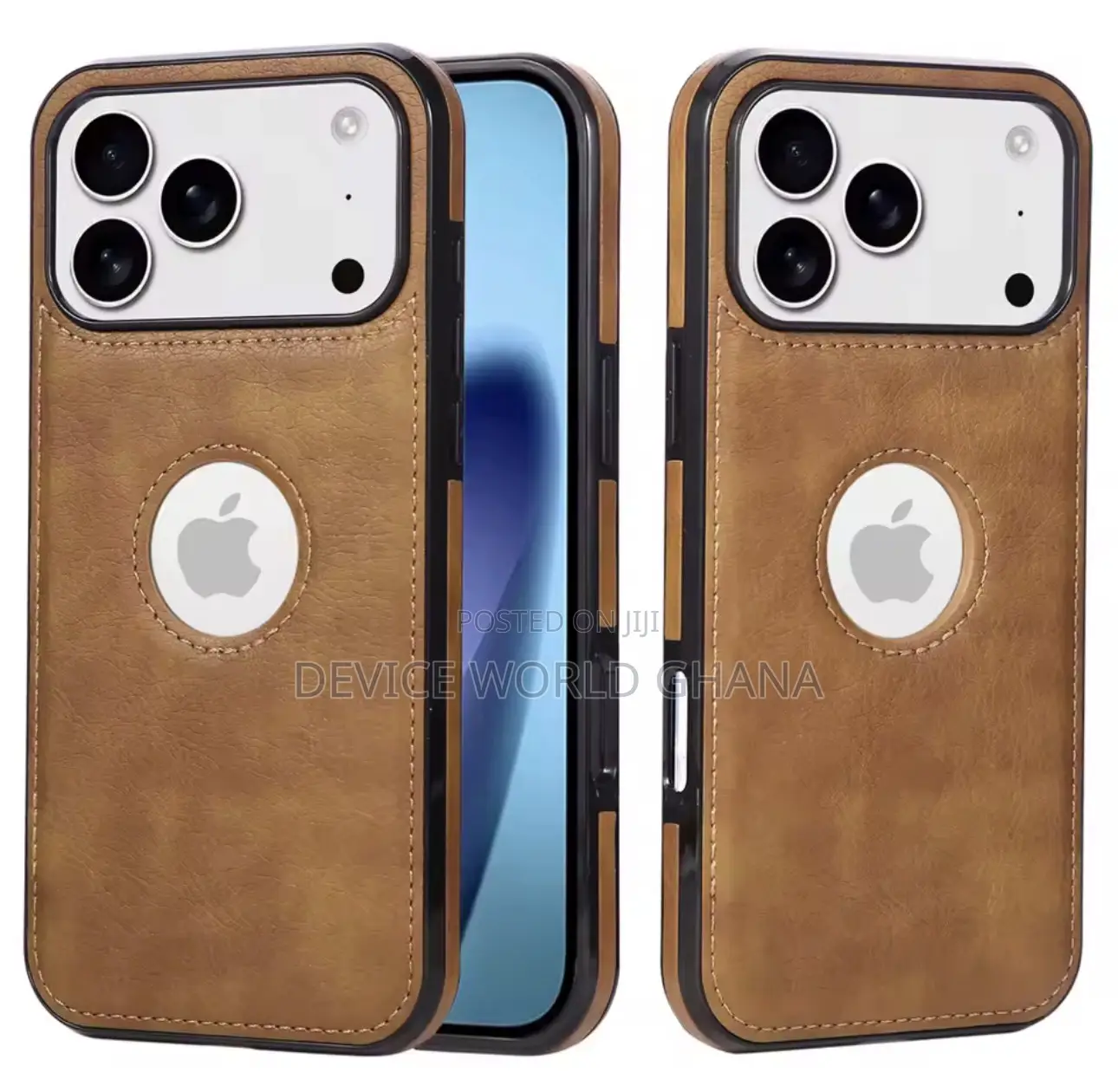 Pz Leather Back Case for iPhone 17promax 17pro 17