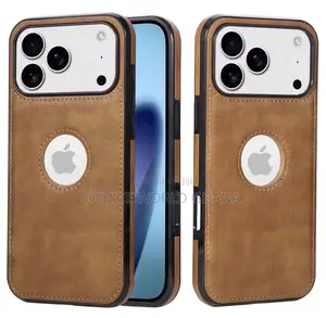 Pz Leather Back Case for iPhone 17promax 17pro 17