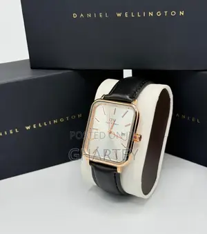 Daniel Wellington Rectangular Case Dial Leather Watch