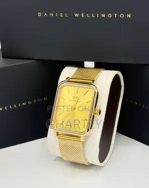 Mesh Bracelet Strap Analog Unisex Daniel Wellington Watch